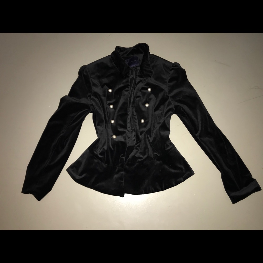 Amaryllis Button-Up Pea Coat/Blazer